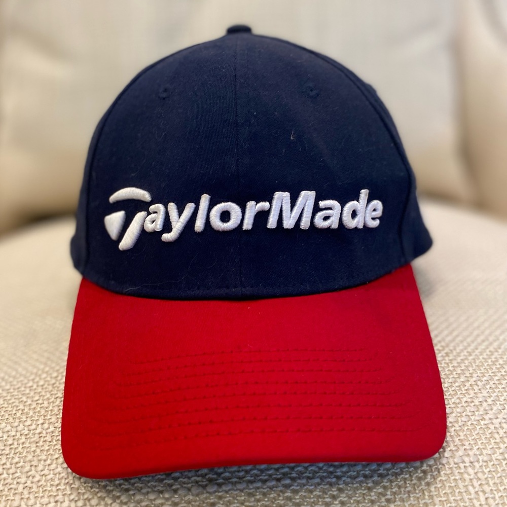 New Era Taylor Made Blue/Red with White Embroidery Golf Hat Mens Size Med/L